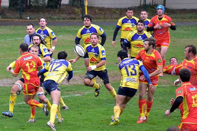 Loïc Serres et les Jaune et Bleu ont posé de sérieux problèmes au second du championnat. Loïc Serres et les Jaune et Bleu ont posé de sérieux problèmes au second du championnat.