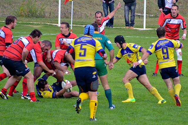 Dans les vingt dernières minutes, l'USV aurait pu revenir au score. Dans les vingt dernières minutes, l'USV aurait pu revenir au score.